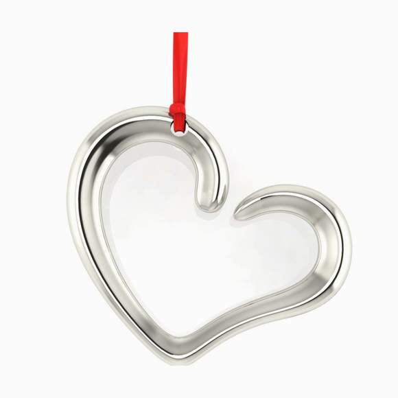 925 Sterling Silver Heart Christmas Ornament by Krysaliis
Gift Boxed - Picture 1 of 1